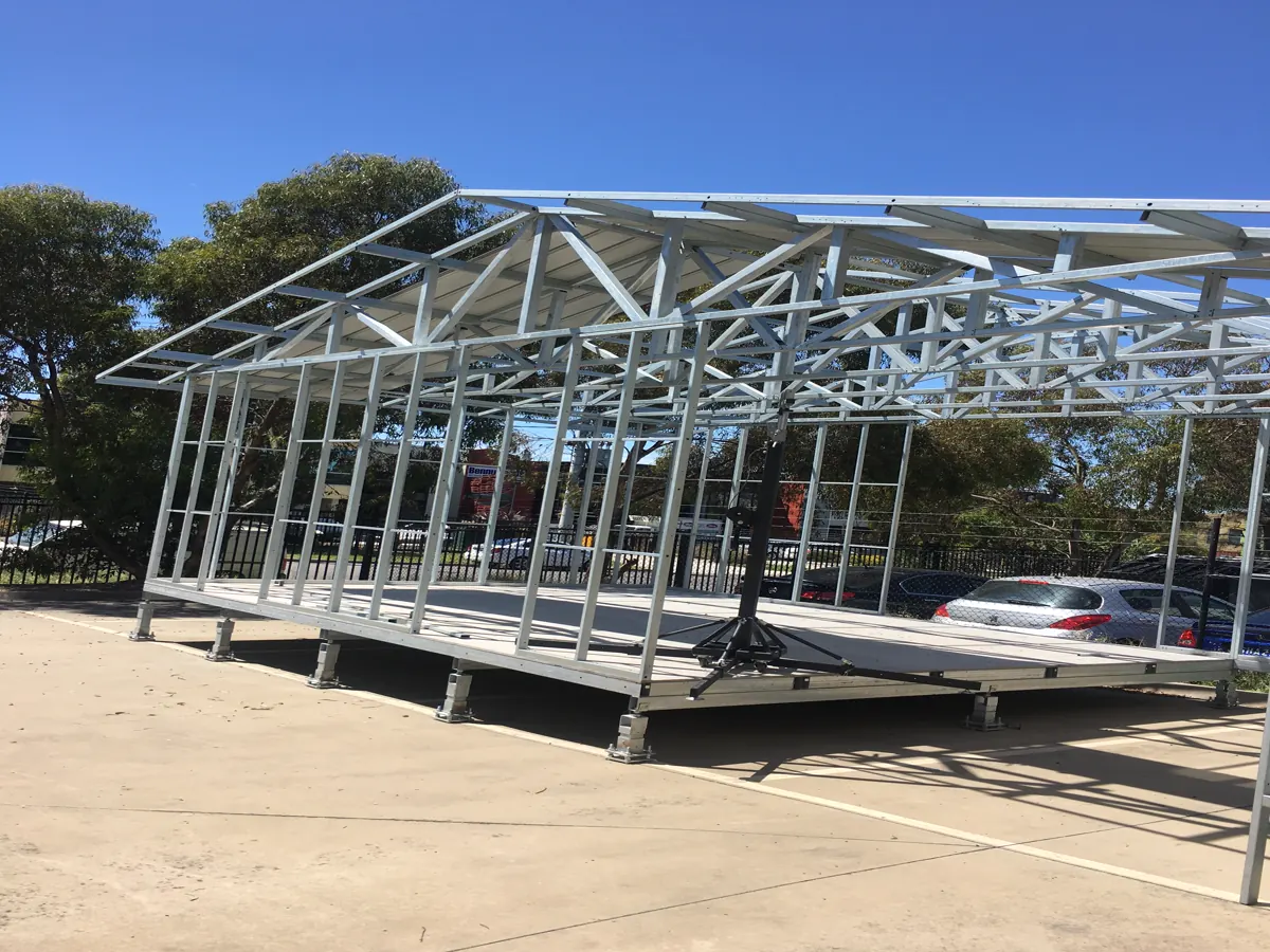 Fabricated structural frame produced by TubeTech