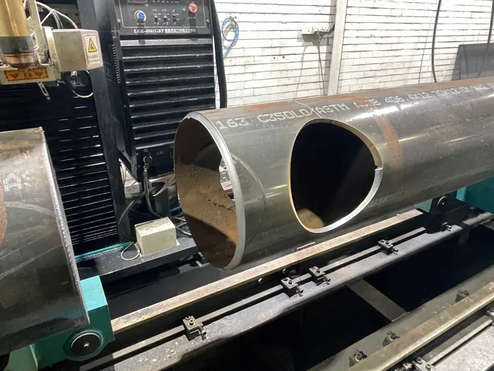 Tube Laser Cutting work inside the TubeTech Campbellfield workshop